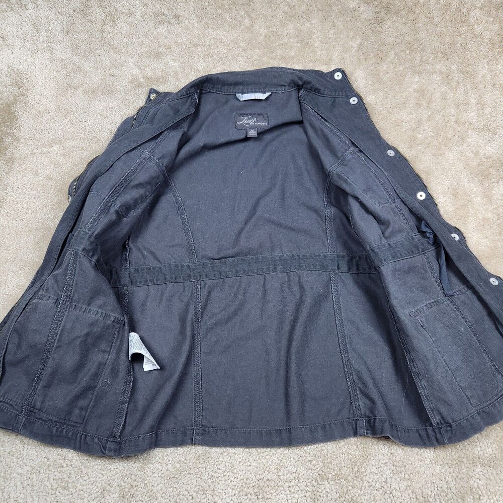 Levi's San Francisco Denim Jacket Gray Color Size Small Zip And Snap - Picture 5 of 11
